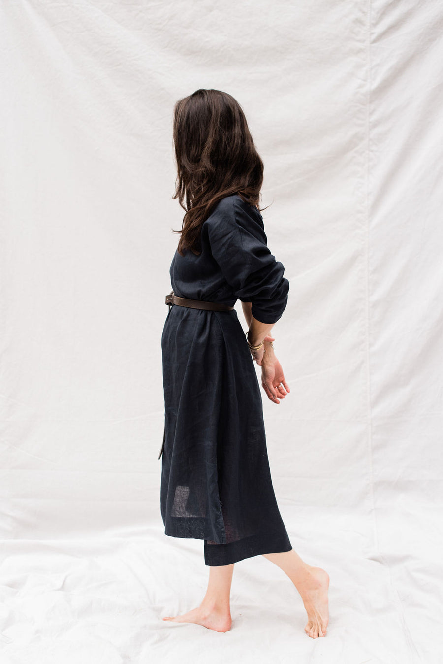 Studio Dress, Midnight Hemp